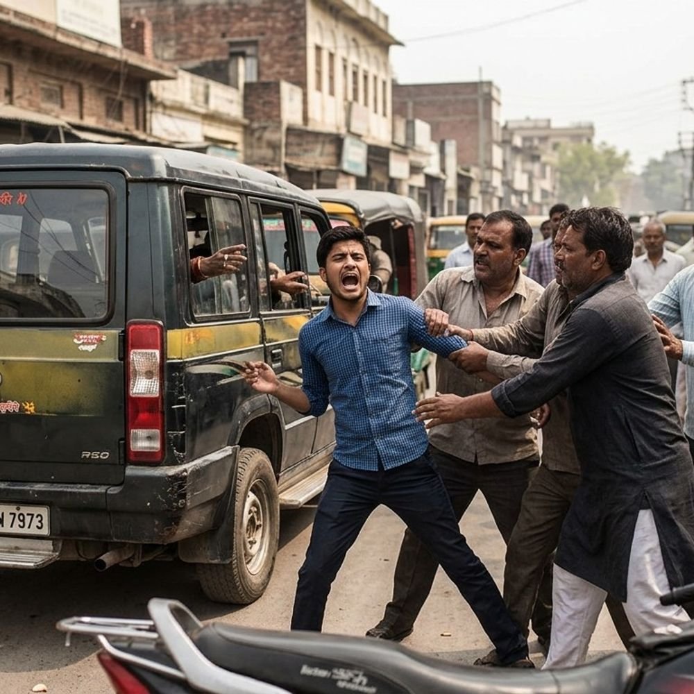 एसयूवी में जबरन बैठाकर गला दबाया, पीटा:इवेंट मैनेजर का छह लोगों पर अपहरण का आरोप, पुलिस ने दर्ज की एफआईआर