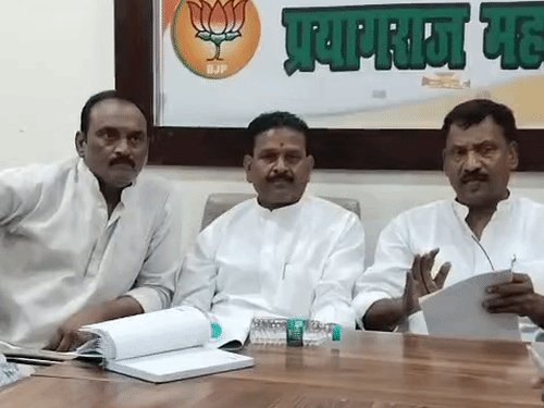 'कांग्रेस हारी तो EVM खराब, जीत पर सब ठीक':प्रयागराज में भाजपा का SIR- मुख्य चुनाव आयुक्त पर उठे सवालों पर पलटवार