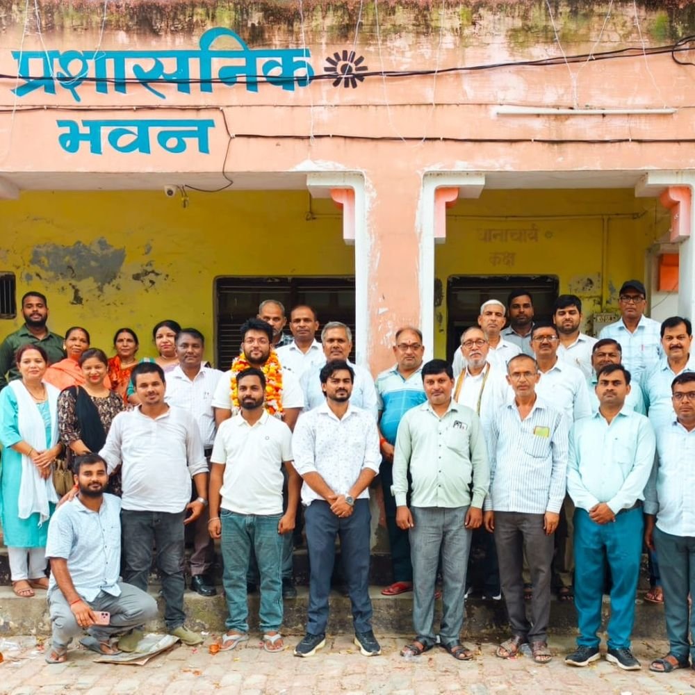 कन्हैयालाल कॉलेज में नए शिक्षकों ने कार्यभार संभाला:नवीन गुप्ता बने गणित प्रवक्ता, अमन विश्वकर्मा ने संभाला कार्यभार