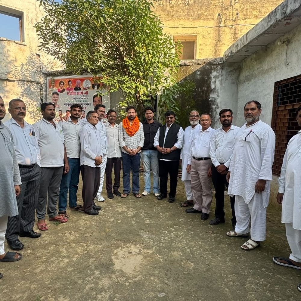 बुलंदशहर में सचिन वशिष्ठ युवा कांग्रेस के प्रदेश महासचिव बने:जिलाध्यक्ष जियाउर्रहमान और कांग्रेसियों ने स्वागत कर दी बधाई
