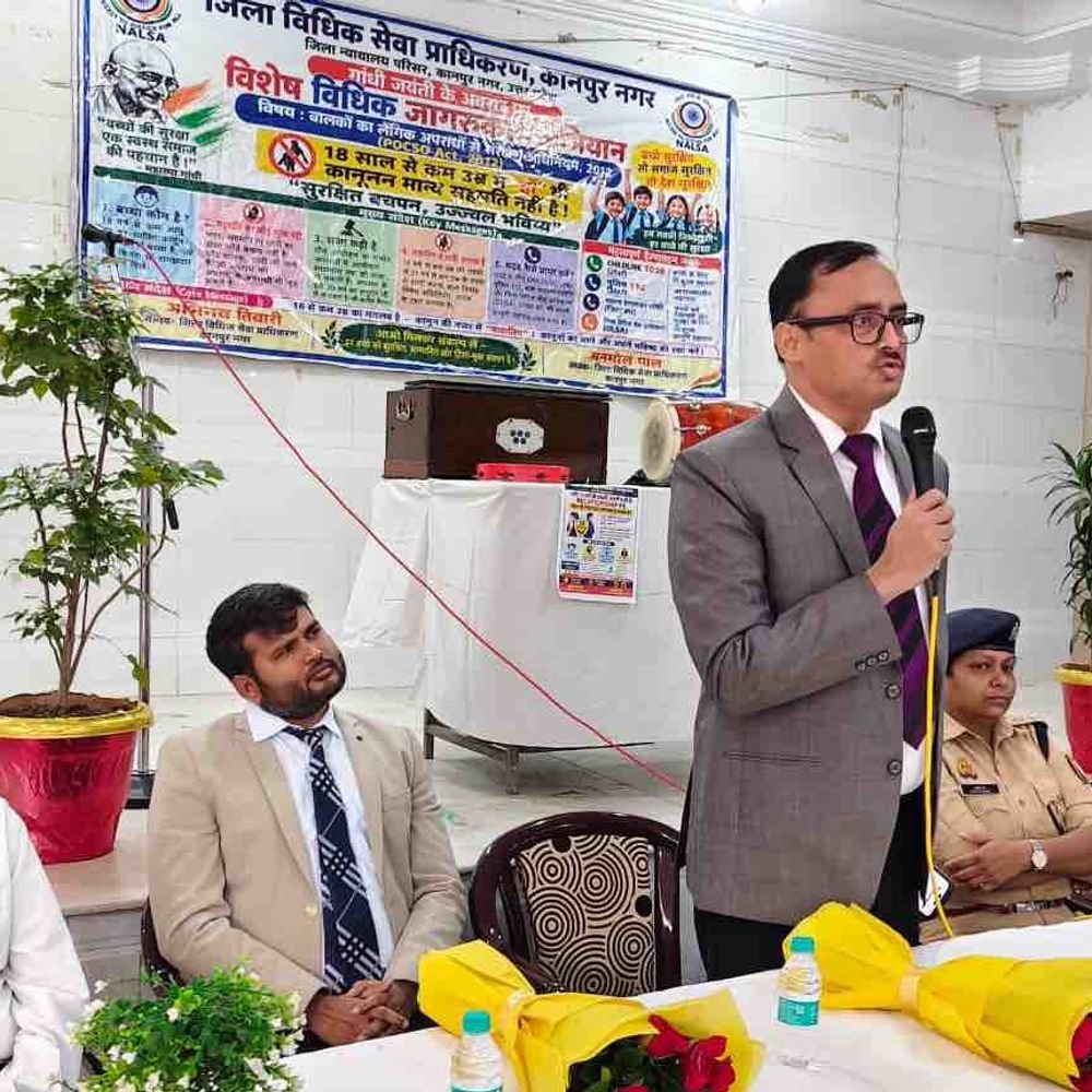 कानपुर में बच्चों को पाक्सो-एक्ट के तहत आवाज उठाना सिखाया:बैड टच से यौन उत्पीड़न तक, चुप न रहने की दी सलाह