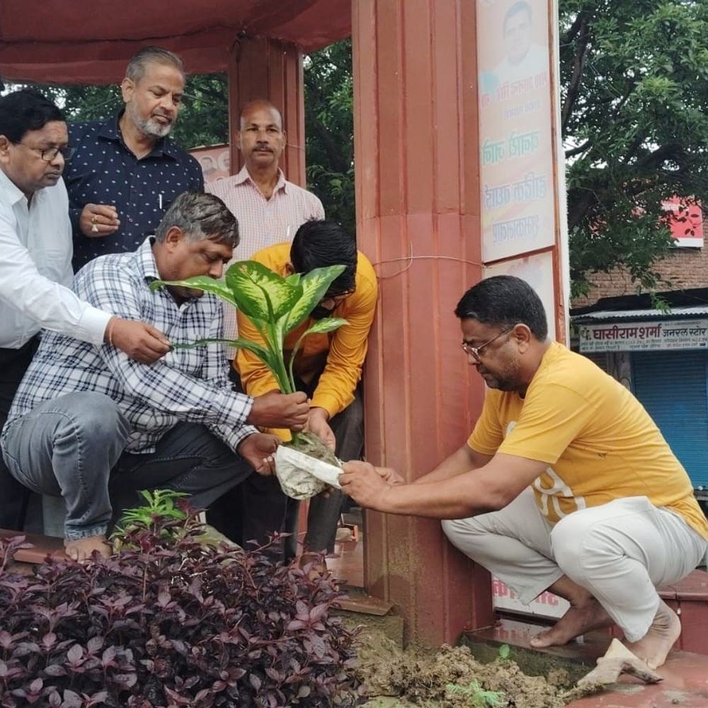 औरैया में पौधों के महत्व पर जन-जागरूकता गोष्ठी:एक विचित्र पहल सेवा समिति ने 5100 पौधे लगाने के बाद उनकी सुरक्षा पर जोर दिया