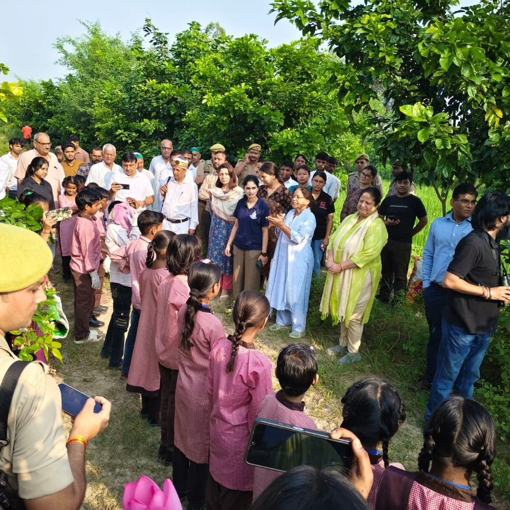 मुरादाबाद में चला विशेष स्वच्छता अभियान:मौड़ा तैया वेटलैंड में 100 किलो कचरा हटाया गया
