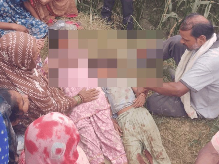 अलीगढ़ में ट्रैक्टर-ट्रॉली की टक्कर से दो बहनों की मौत:खेत से बाइक पर घर लौटते समय हादसा, पुलिस ने चालक को हिरासत में लिया