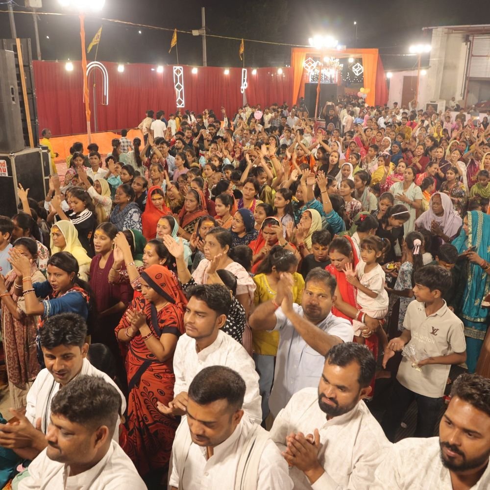 रामपुर में श्याम संकीर्तन महोत्सव:गूंजे बाबा श्याम के जयकारे; मधुर भजनों पर झूम उठे श्रद्धालु