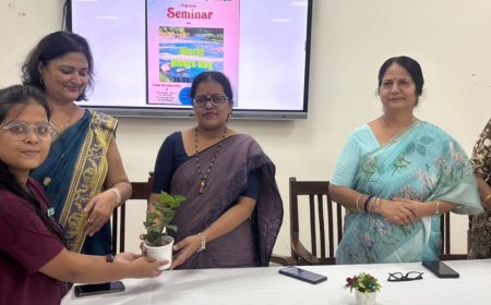 विश्व रिवर्स दिवस पर संगोष्ठी आयोजित:कानपुर में छात्राओं ने लिया नदी संरक्षण, प्लास्टिक प्रदूषण रोकने का संकल्प