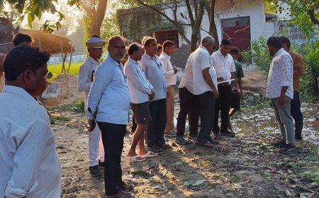 मिल्कीपुर में घूर गड्ढे की जमीन से हटा अवैध कब्जा:सालों से मिल रही थीं शिकायतें, फिर भी नहीं हो रही थी कार्यवाही