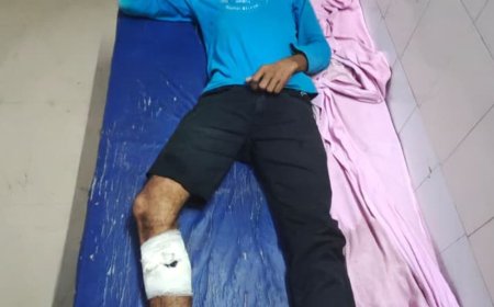 गोकशी के आरोपियों से पुलिस की मुठभेड़,एक को लगी गोली:दो साथी भी गिरफ्तार; तमंचा, कारतूस, बाइक और हथियार बरामद