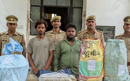 अमेठी में दो शातिर चोर गिरफ्तार:चोरी के दो गैस सिलेंडर, पंखे और नकदी बरामद; तीन वारदातों का खुलासा