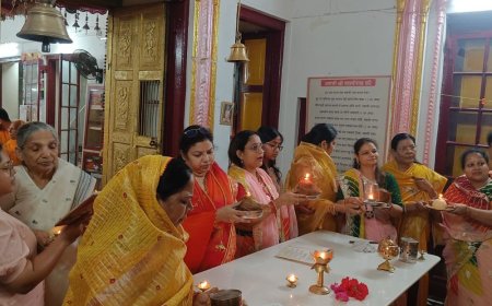 गोरखपुर में उत्तम ब्रह्मचर्य पूजा संपन्न:108 रजत कलशों से महाअभिषेक, वासुपूज्य भगवान को चढ़ाया निर्वाण लाडू