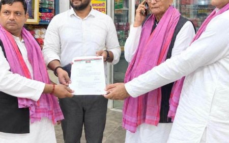 गौरव शंकर यादव बने समाजवादी शिक्षक सभा के राष्ट्रीय सचिव:बेल्थरा रोड के टंगुनिया निवासी हैं, पूर्व जिलाध्यक्ष के पुत्र; कार्यकर्ताओं में खुशी