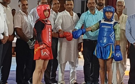 70वीं प्रदेशीय बुशू प्रतियोगिता में महिला खिलाड़ियों ने दिखाया दमखम:10 मंडलों की खिलाड़ियों ने प्रतिद्वंदियों को दी करारी मात; देर रात तक आएंगे नतीजे