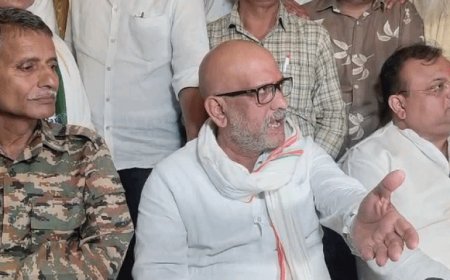'वोट चोरी कर सरकार बनाई':कांग्रेस प्रदेश अध्यक्ष ने मुख्य चुनाव आयुक्त पर लगाए आरोप, पीएम मोदी की जीत पर उठाए सवाल