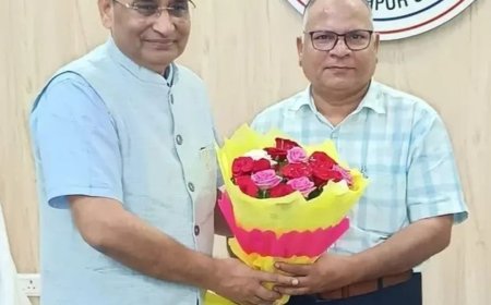 प्रो. गोपाल प्रसाद बने DDU के नए चीफ प्रॉक्टर:संभाली जिम्मेदारी, कुलपति से की मुलाकात कर अहम मुद्दों पर चर्चा की