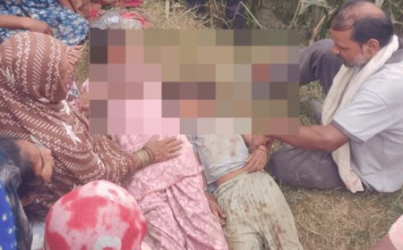 अलीगढ़ में ट्रैक्टर-ट्रॉली की टक्कर से दो बहनों की मौत:खेत से बाइक पर घर लौटते समय हादसा, पुलिस ने चालक को हिरासत में लिया