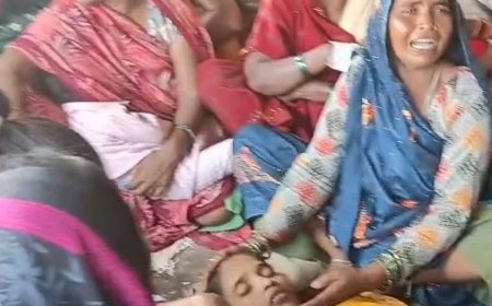 कच्ची दीवार गिरने से मलबे में दबी महिला, मौत:सीतापुर में अस्पताल ले जाते समय जान गई, पुलिस ने शव पोस्टमार्टम को भेजा