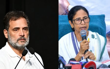 ममता-राहुल की फोन पर बात, बोलीं- हम साथ हैं, लक्ष्य एक