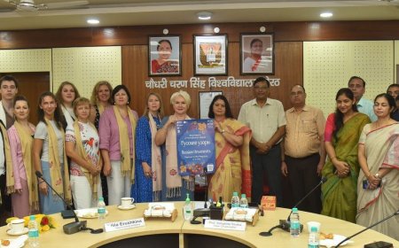 CCSU में दिखेगी रूस की संस्कृति:12 सदस्यीय दल पहुंचा मेरठ, 29 सितंबर से 1 अक्टूबर तक अटल सभागार में तीन दिवसीय कार्यक्रम