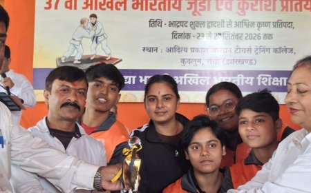 कानपुर के खिलाड़ियों ने जीते पदक:जूडो-कुराश प्रतियोगिता में स्वर्ण पदक विजेता विष्णु एसजीएफआई के लिए चयनित