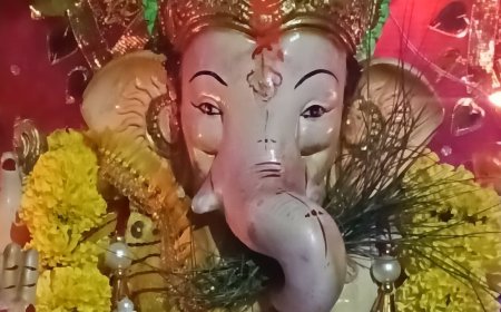 कानपुर में गणपति का विसर्जन:'अगले बरस तू जल्दी आ' के जयकारों के साथ विदाई