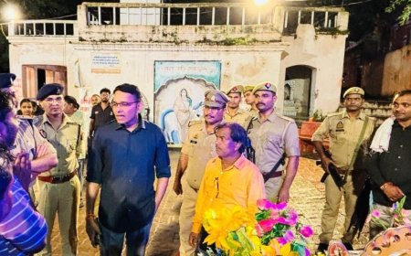 सुल्तानपुर में गणेश विसर्जन शुरू, डीजे पर रोक बेअसर:SP ने सीताकुंड घाट पर जांची सुरक्षा, तेज बारिश से नदी का जलस्तर बढ़ा