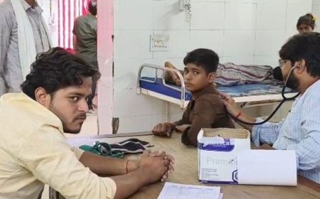 महोबा में मौसम बदला, ओपीडी 745 पार; 3 में टाइफाइड:सर्दी-खांसी के मरीज दोगुने हुए, त्वचा संक्रमण भी 40% बढ़ा