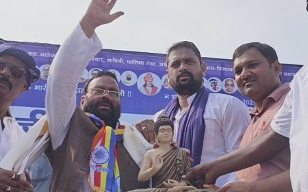 स्वामी प्रसाद बोले- संविधान-लोकतंत्र की रक्षा प्राथमिकता:यूपी बचाओ, भाजपा हटाओ के नारे के साथ चुनाव लड़ेंगे; तीसरा मोर्चा बनाने की भी बात कही