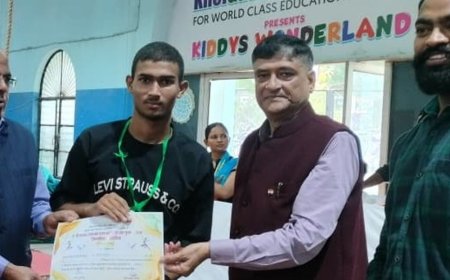 प्रयागराज में राज्य स्तरीय जिमनास्टिक प्रतियोगिता का समापन:प्रयागराज के आयुष और आगरा की अंजली ने जीते स्वर्ण पदक