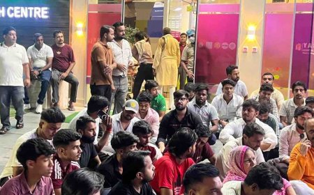 गोविंदपुरम में चाकूबाजी, 2 गुटों के झगड़े में युवक घायल:आरोपियों पर कार्रवाई को लेकर हिंदू रक्षा दल ने धरना दिया, 3 हिरासत में