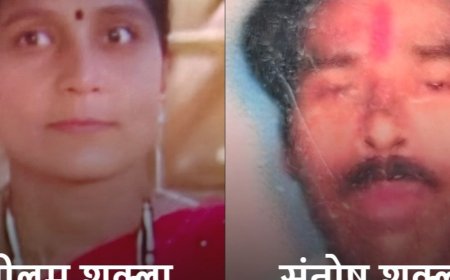 वाहन की टक्कर से साइकिल सवार पति-पत्नी की मौत:गोविंदनगर में बारिश में सड़क पर तड़पता रहा पति, बेटों का आरोप- 1 घंटे बाद आई एंबुलेंस