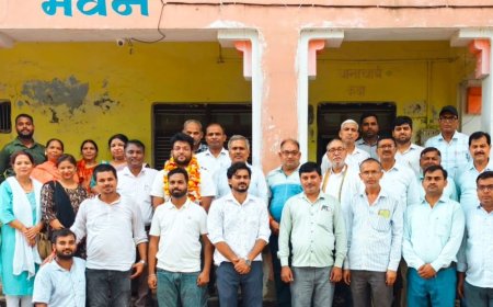 कन्हैयालाल कॉलेज में नए शिक्षकों ने कार्यभार संभाला:नवीन गुप्ता बने गणित प्रवक्ता, अमन विश्वकर्मा ने संभाला कार्यभार