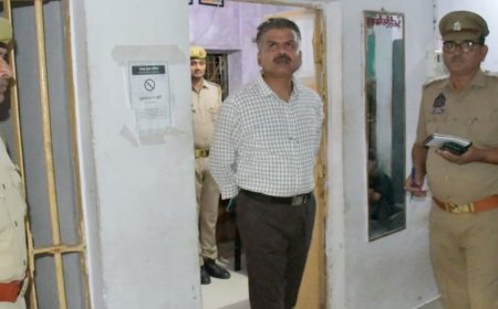 एसपी ओपी सिंह ने अमांपुर थाने का औचक निरीक्षण किया:अभिलेख, सीसीटीवी और कानून व्यवस्था की तैयारियों की हकीकत परखी