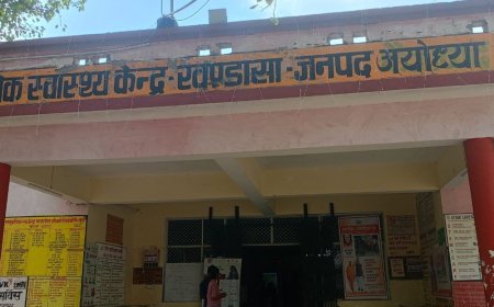 अयोध्या सीएचसी में विशेषज्ञ डॉक्टर नहीं:2.15 लाख आबादी पर 6 डॉक्टर, रोज 300 OPD; ऑर्थो- बाल रोग डॉक्टर न होने से मरीज परेशान