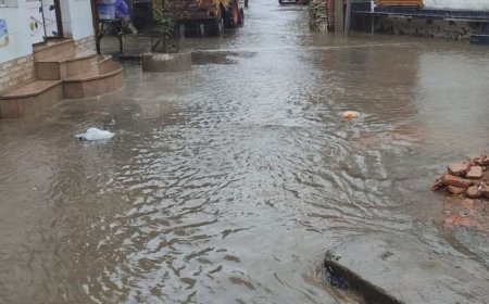 बंगाल के चक्रवात से जालौन में भारी बारिश:24 घंटे में 98 MM बारिश, 8-10 डिग्री गिरा तापमान; धान की फसल को नुकसान, स्कूल बंद