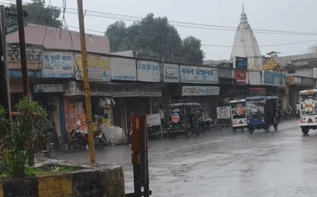 लखीमपुर में बदला मौसम, बारिश से गर्मी से राहत:पक रही धान की फसल को लेकर किसानों की चिंता बढ़ी
