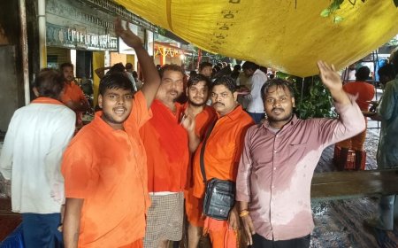प्रतापगढ़ के हनुमान मंदिर पर विशाल भंडारा:'ओम नमः शिवाय' का जाप किया, श्रद्धालुओं ने पाया महाप्रसाद
