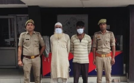 सहारनपुर में 22 साल पुराने मामले में 2 गिरफ्तार:आर्म्स एक्ट मामलों में जारी हुआ था NBW वारंट, पुलिस ने अलग-अलग इलाकों से पकड़ा