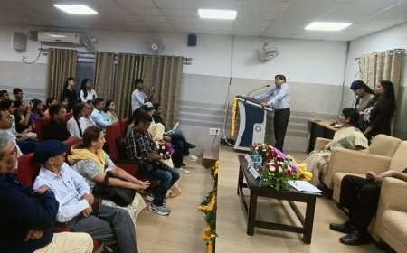 अल्मोड़ा आपदा से मिला प्रशासन का सबक:LU में अनूप पांडेय ने साझा किया अनुभव, जनभागीदारी पर दिया जोर