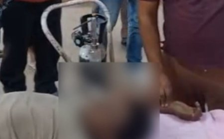हाईटेंशन लाइन की चपेट में आने से युवक की मौत:धान काटते समय तार से टकराई हार्वेस्टर मशीन, जिला अस्पताल में भर्ती था