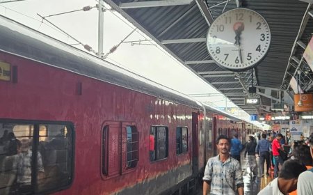 रेलवे ट्रैक पर पेड़ गिरा,हरगांव-सीतापुर के बीच रेल मार्ग बाधित:लखीमपुर में ढाई घंटे से स्टेशन पर खड़ी कासगंज-लखनऊ एक्सप्रेस