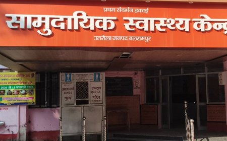 बलरामपुर में बाइक-कार की टक्कर से पति-पत्नी की मौत:3 लोग गंभीर घायल, अक्सी बढ़हरा गांव के पास हुआ हादसा