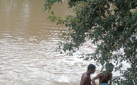 पानी भरे गड्ढे में डूबने से 2 बच्चों की मौत:फर्रुखाबाद में ईंट-भट्ठे के गड्ढे में नहाते समय हुआ हादसा, ग्रामीणों ने शव निकाला