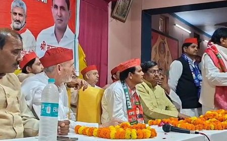 रामजीलाल सुमन ने दलित सम्मेलन में जुटने की अपील की:सपा सांसद अमरोहा पहुंचे, अखिलेश यादव होंगे मुख्य अतिथि।