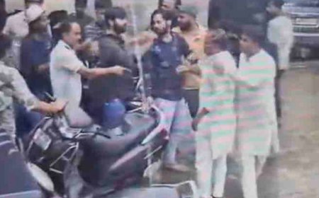 सपा कार्यकर्ता ने कांग्रेस यूथ अध्यक्ष पर FIR कराई:कानपुर में फेसबुक पोस्ट हटाने को लेकर विवाद, CCTV फुटेज भी वायरल