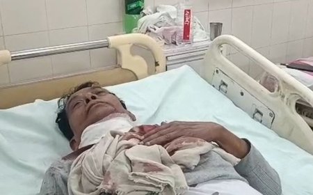 उन्नाव में डीजल विक्रेता पर चाकू से हमला:50 हजार लूटे, घर के सामने रहने वाले युवक पर आरोप, घायल अस्पताल में भर्ती