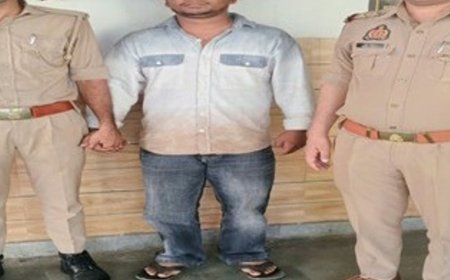 गैंगस्टर एक्ट में वांछित आरोपी लुधियाना से गिरफ्तार:मथुरा पुलिस ने 20 वर्षीय लविश को पकड़ा