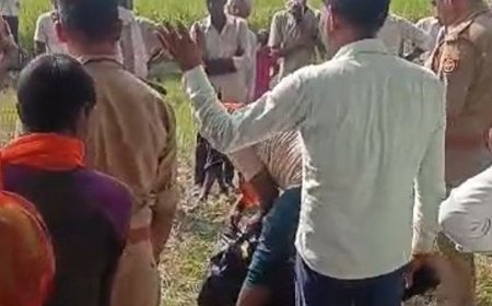 लापता किसान का धान के खेत में मिला शव:पत्नी ने जताई हत्या की आशंका, पुलिस जांच में जुटी