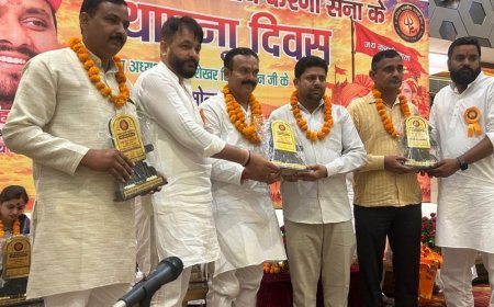 अखिल भारतीय करणी सेना ने मनाया 5वां स्थापना दिवस:पदाधिकारियों ने एकता और सामाजिक सेवा पर दिया जोर