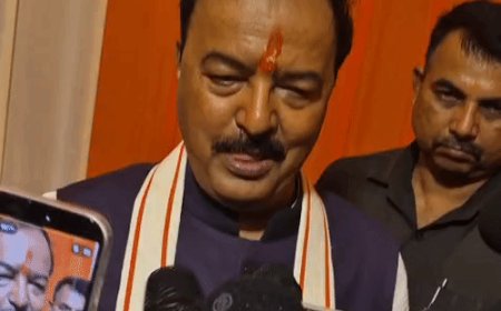 अलीगढ़ में डिप्टी सीएम का विपक्ष पर वार:साइकिल एडवांस में पंक्चर, रथ भी जनता पंक्चर करेगी: केशव मौर्य