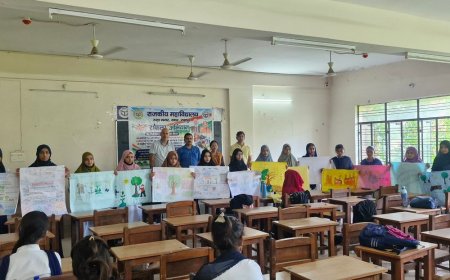 'मेरे सपनों का भारत' प्रतियोगिता:राजकीय महाविद्यालय में प्रदर्शनी; छात्र-छात्राओं ने मॉडल व चित्रों से दिखाए नवाचार के रंग